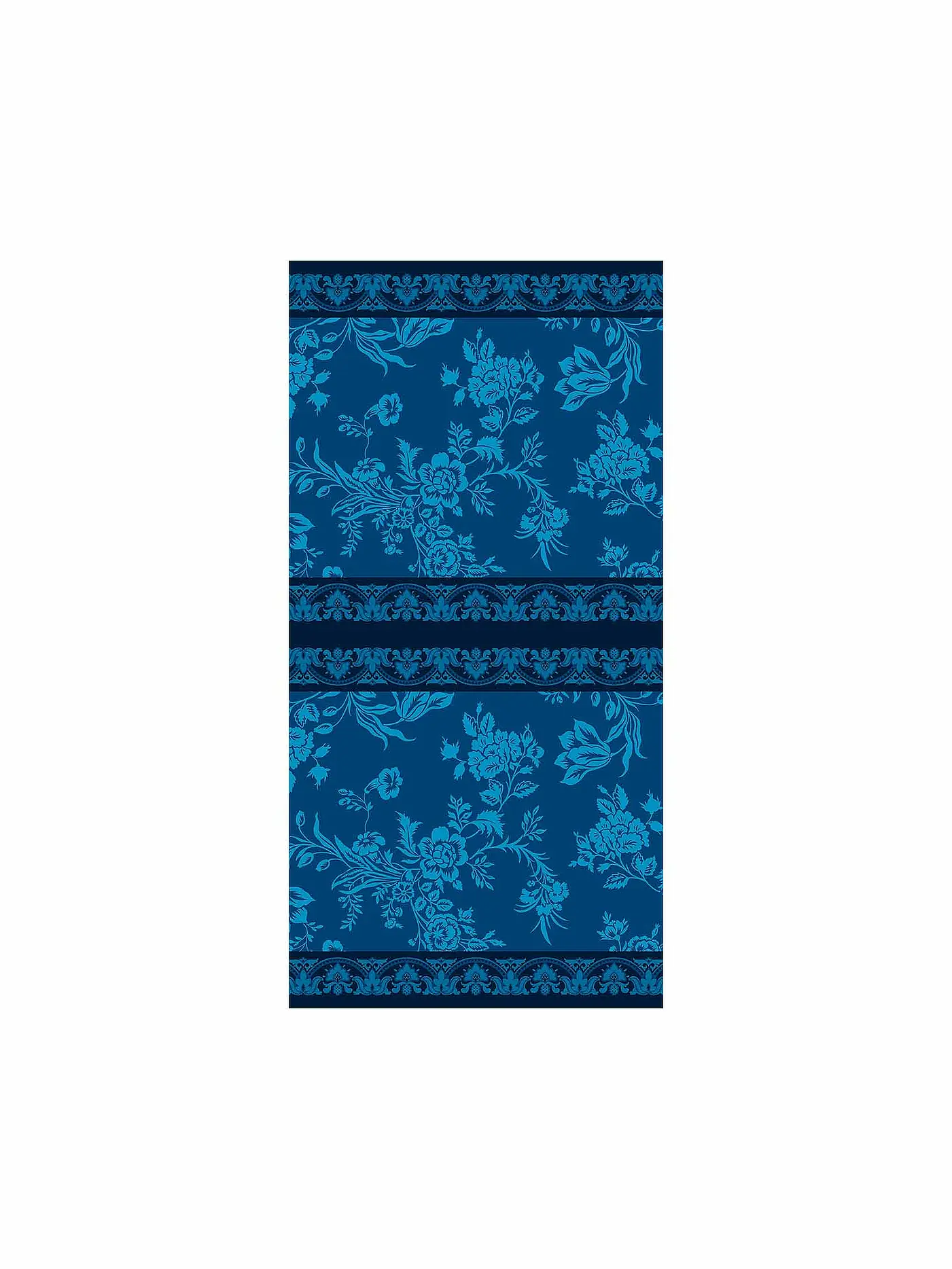 BASSETTI | Duschtuch 70x140cm AGRIGENTO Coralle | blau